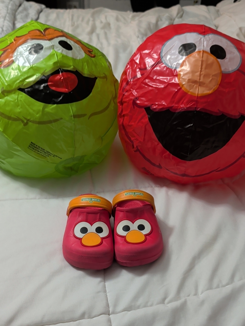 Sesame Street Pink and Orange Elmo Kids Clogs